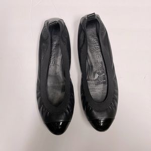 Black Chanel ballerina